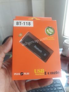 Usb Bluetooth Âm Thanh Không Dây Dongle BT-118 Cao Cấp