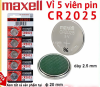 pin-3v-cmos-maxell-cr2025-vi-5-vien - ảnh nhỏ  1