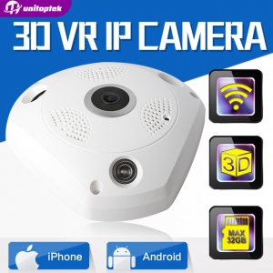 CAMERA IP VR CAM XOAY 360% GẮNG TRẦN NHÀ QUAY ĐƯỢC HẾT MỌI GÓC NHÌN