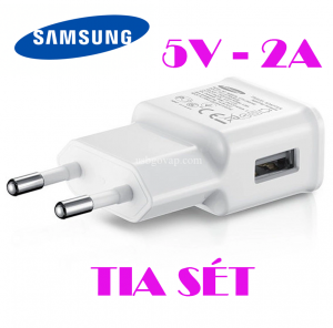 Cóc Sạc Nhanh Samsung Tia Sét 5V-2A EP-TA20EWE - Adaptive Fast Charging