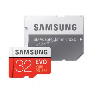 Thẻ nhớ Samsung MIcroSDHC HC1 EVO PULS 32GB Kèm Adapter 