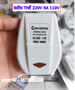 Biến thế Mobilcon 220V - 110V - 3000W - Dùng máy khoan, máy hàn, máy cắt