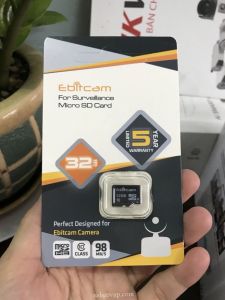 Thẻ Nhớ Micro SD 32GB Ebitcam - Thẻ Chuyên Camera Chính Hãng