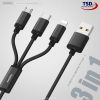 cap-sac-nhanh-3-trong-1-remax-rc-131-chinh-hang-lightning-micro-usb-type-c - ảnh nhỏ 3