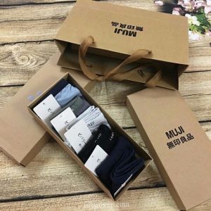 Hộp 5 Quần Sịp Đùi MUJI Nam Full Box Sixe L