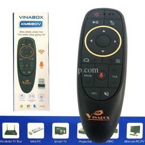Remote Vinabox Điều Khiển Giọng Nói KM680V - Tích Hợp Mic Siêu Nhạy (Chính hãng)