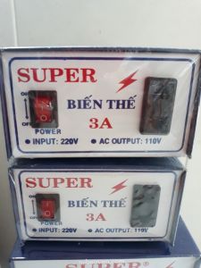 Biến thế chuyển điện Super 220V Ra 110V 3A - 300W