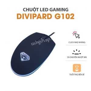 Chuột Dây Game Thủ Led RGB Divipard G102