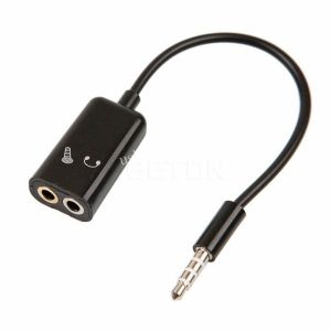 Cáp Chia Mic Và Tai Nghe Cho Laptop Ra Headphone