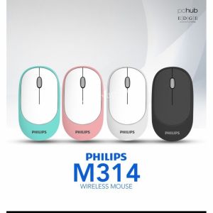 Chuột Không Dây Wireless Siêu Mỏng Philips M314 - Thích Hợp Dùng Văn Phòng