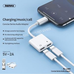 Cáp Chuyển iPhone Lightning Ra 2 Chui Lightning LA07i