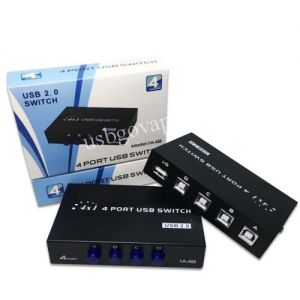 Bộ Chia 1 Máy In Cho 4 Máy Tính Usb 2.0 Switch