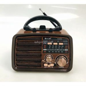 Đài Fm RX-BT033 Phong Cách Cổ Điển Nghe Radio, Nhạc Qua Usb, Thẻ Nhớ Có Kết Nối Bluetooth