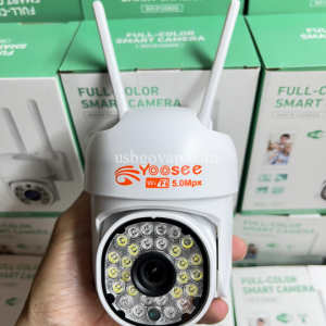 Camera IP Wifi Yoosee Ngoài Trời Mini 5.0Mpx HD1080P Xoay 360 Độ 36 Led