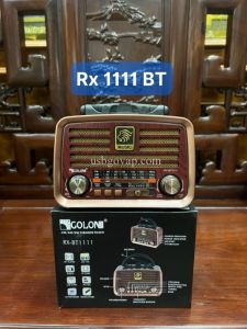 Đài Loa Golon BT1111 Fm 3 Band Đọc Usb, Thẻ Nhớ, Bluetooth - Phong Cách Cổ Điển Sang Trọng