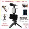 tay-cam-dien-thoai-chong-rung-kem-mic-thu-am-den-led-quay-vlog-shot-kit-video-chup-hinh-livestream - ảnh nhỏ 3