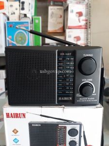 Đài Radio FM HAIRUN HR-36BT 3 BANDS Hỗ Trợ Đọc Usb, Thẻ Nhớ Có Bluetooth