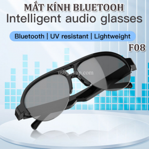 Kính Mát Kết Nối Bluetooth V5.3 Không Dây Thông Minh F08