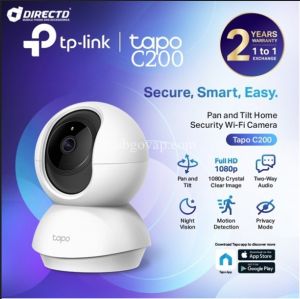 Camera IP Wifi TP-Link Tapo C200 Xoay 360 Độ 2M HD1080P - Chính hãng