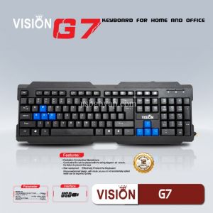 Bàn Phím Có Dây Vision G7 - KEYBOARD VISION G7 USB