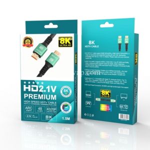 CÁP HDMI PREMIUM HDTV 8K 2.1V DÂY 1.5M