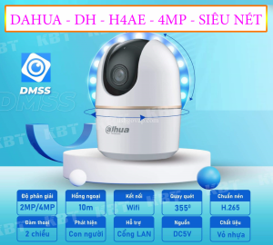 Camera Wifi DAHUA 4MP Hero A1 H4AE Xoay 360, Đàm Thoại 2 Chiều - Chính Hãng