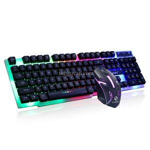 Combo Bàn Phím Và Chuột Có Dây LIMEIDE GTX300 LED RAINBOW