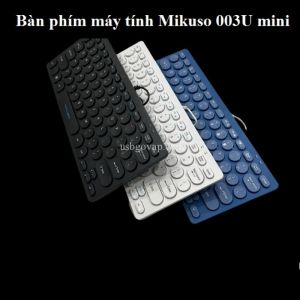 Bàn Phím Máy Tính Mini Có Dây MIKUSO KB-003U - Chính Hãng