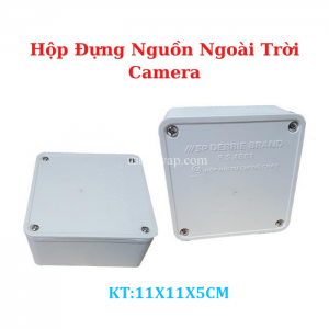 Hộp Kỷ Thuật Đựng Nguồn Camera Chống Nước Nhựa Dẻo Bền Tiện Dụng 11x11x5CM