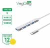 bo-chia/-hub-usb-type-c-ra-4-cong-usb-2-0/3-0-veggieg-v-k303-veggieg-chinh-hang - ảnh nhỏ  1