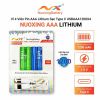 vi-4-vien-pin-sac-3a-aaa-nuoxing-1-5v-1200mah-sac-truc-tiep-cong-type-c-len-toi-1200-lan - ảnh nhỏ  1