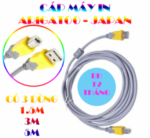 Cáp Máy In ARIGATO Chống Nhiễu 3M - Chính Hãng