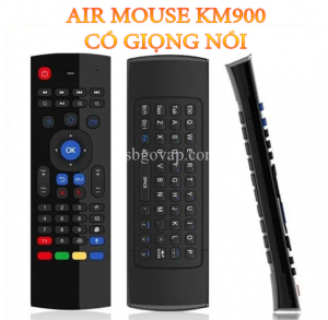 Chuột Bay Kiêm Bàn Phím KM900 Điều Khiển Bằng Giọng Nói Cho Android TV Box, Smart TV, PC Laptop