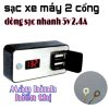 sac-dien-thoai-tren-xe-may-2-cong-usb-2-4a-co-led - ảnh nhỏ  1