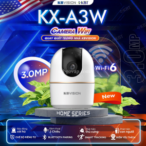 Camera IP WiFi Trong Nhà KBVISION KX-A3W 2K 3MP WIFI 6 - Chính Hãng