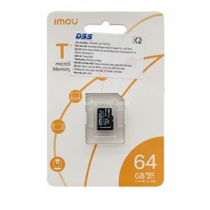 Thẻ Nhớ IMOU 64Gb T1 MicroSD Class 10 Chuyên Camera Imou, Ezviz Box Class 10 - Chính Hãng