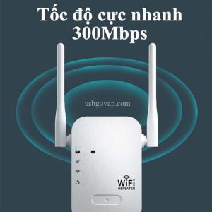 Bộ Kích Sóng Wifi 4 Râu Tốc Độ Cao 300Mbps - Mở Rộng Sóng Wifi Kết Nối Xa