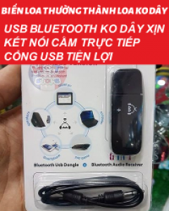 USB BLUETOOTH DONGLE  CHUYỂN LOA THƯỜNG THÀNH BLUETOOTH - DONGLE