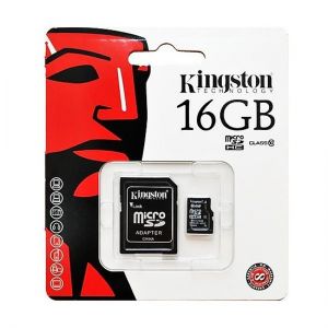 Thẻ Nhớ Micro SDHC Kingston 16GB Class 10 Kèm Adapter