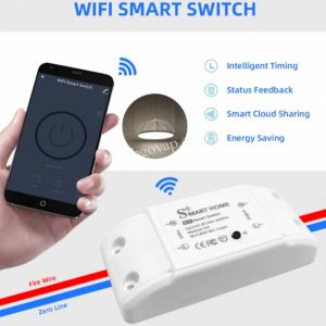 Công Tắc Wifi Điều Khiển Từ Xa Qua Wifi, 3G, 4G - App Smart Life