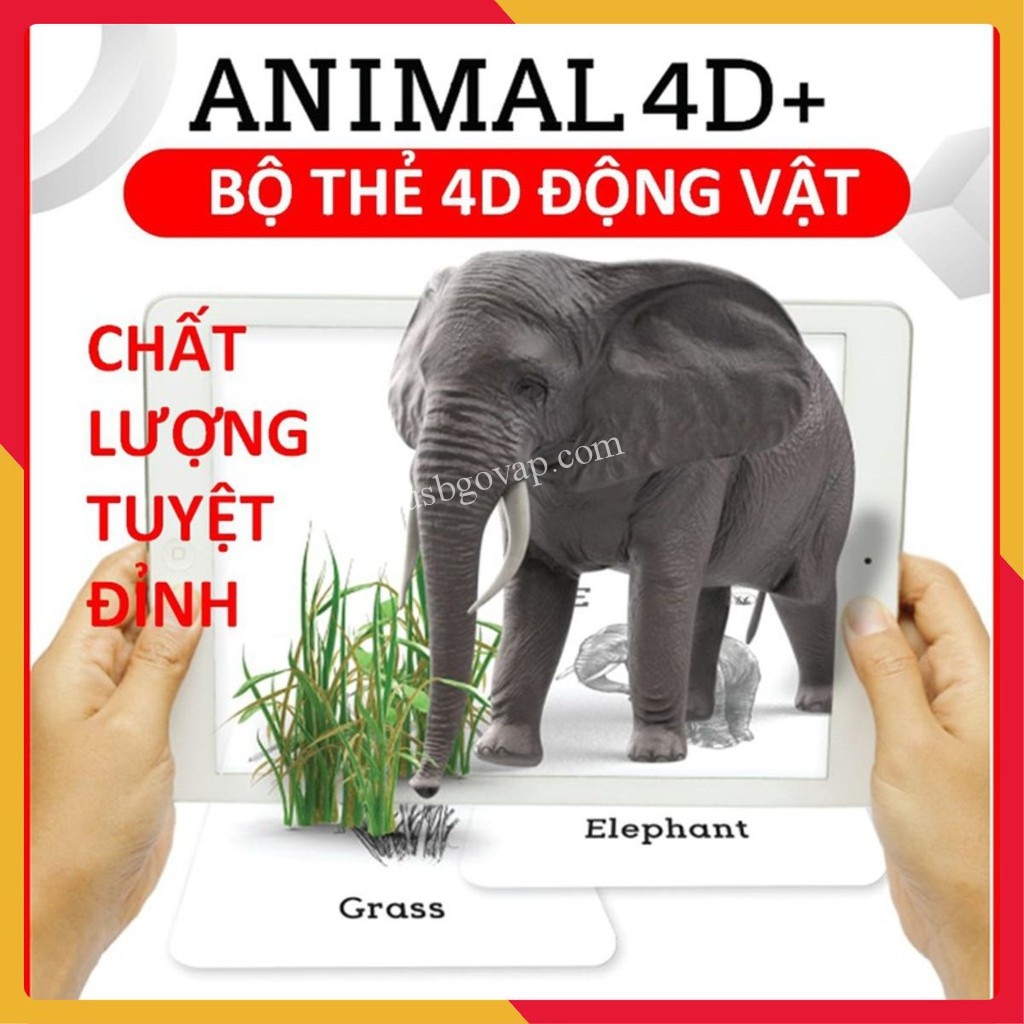 Thẻ hình ảnh 4D con vật cho bé là một sản phẩm tuyệt vời để giới thiệu cho bé yêu của bạn về các con vật sinh động. Thẻ sử dụng công nghệ 4D độc đáo để giúp bé thấy chúng như thật và trải nghiệm thế giới bên trong một cách thú vị.